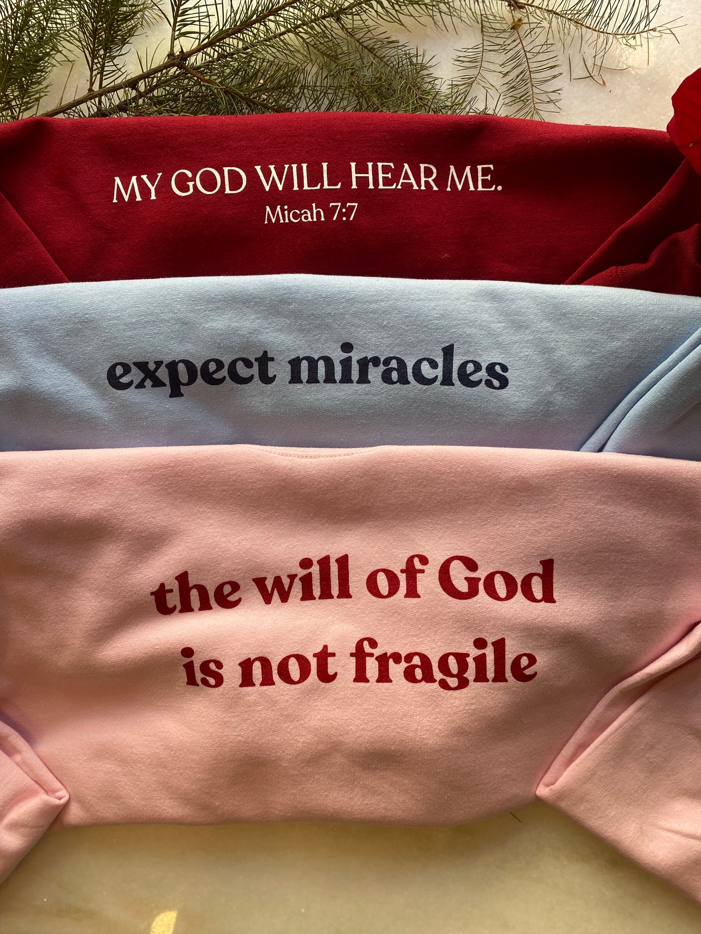 Sweatshirt - expect miracles