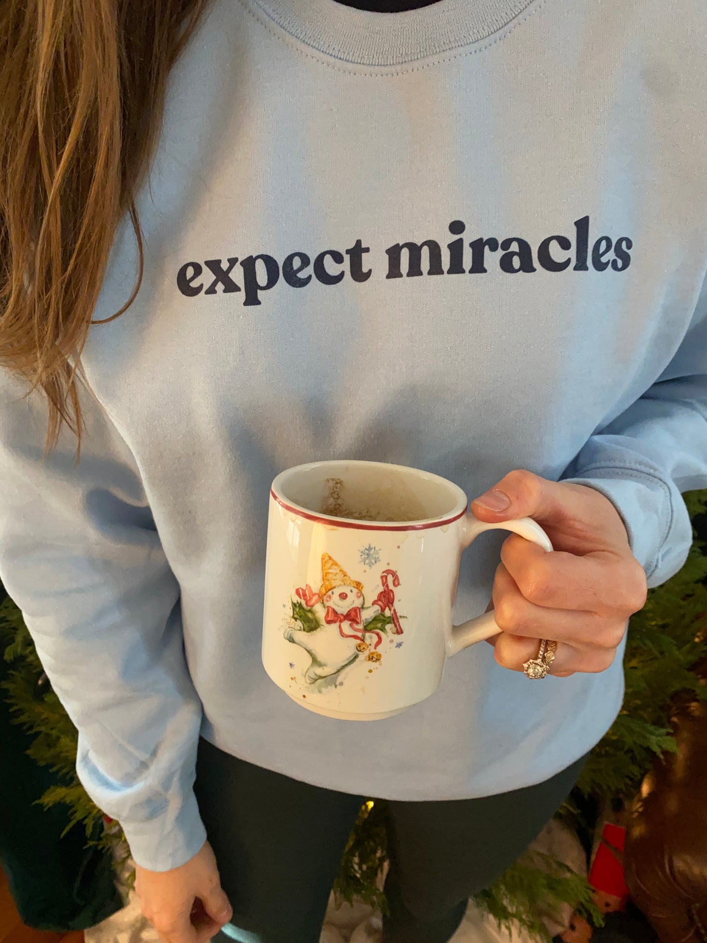 Sweatshirt - expect miracles