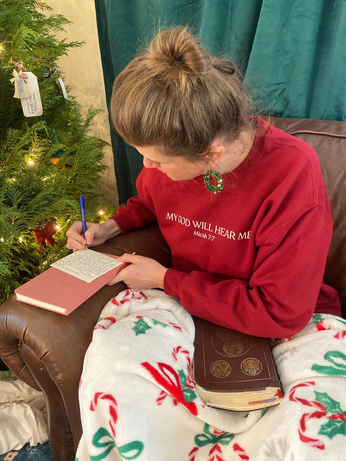 Sweatshirt - "My God Will Hear Me." Micah 7:7