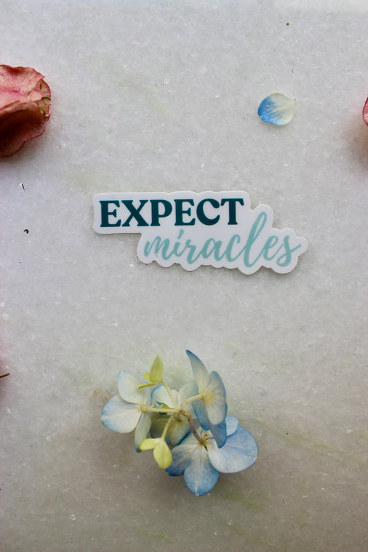 Sticker - Expect Miracles